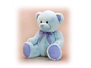 Peluche Ours Baby Bleu Taille 25cm