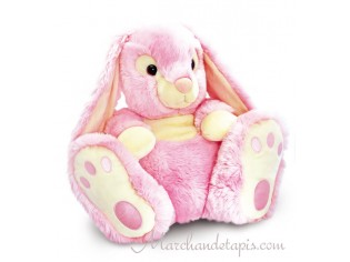 Peluche Lapin Patchfoot - 50cm - Rose