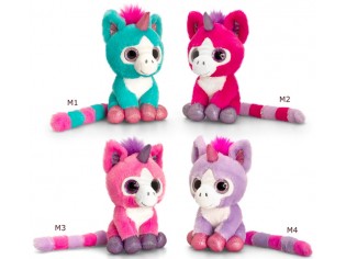 Peluche Licorne - Yeux paillettes - 14cm