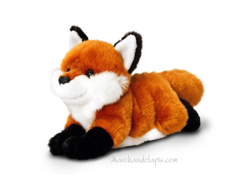 Coffret peluche renard 25 cm