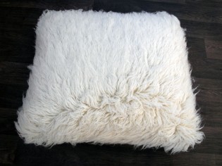 Coussin Flokati 50cmx70cm pure laine vierge - 1500gr