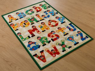 Tapis pour enfant Alphabet | Tapis SEVI ABC 100x140cm | Marchandetapis