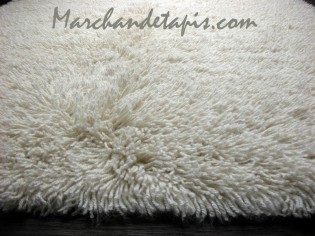 Tapis SHAGGY pure laine vierge 200cm x 200cm - 2100gr