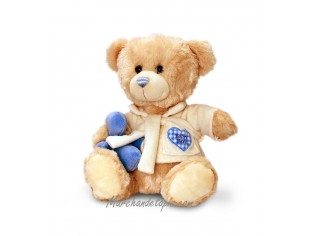 Peluche Ours Bain Bleu