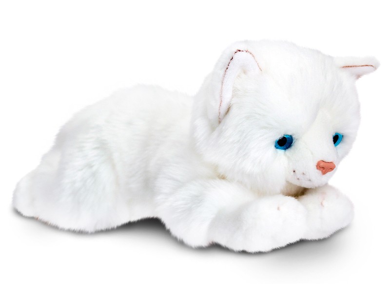 Peluche de chat, Misty, taille 30cm. Peluche de très grande