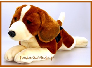 Peluche de chien Basset, Jack, 45cm