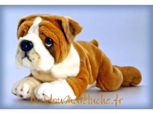 Peluche de chien Bulldog, Butch, taille 50cm