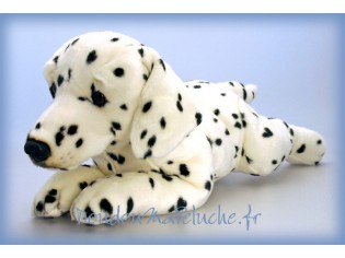 Peluche de chien Dalmatien Domino, taille 50cm