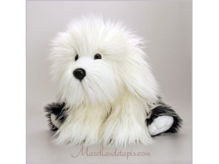 Peluche de chien Sheepdog, taille 45cm