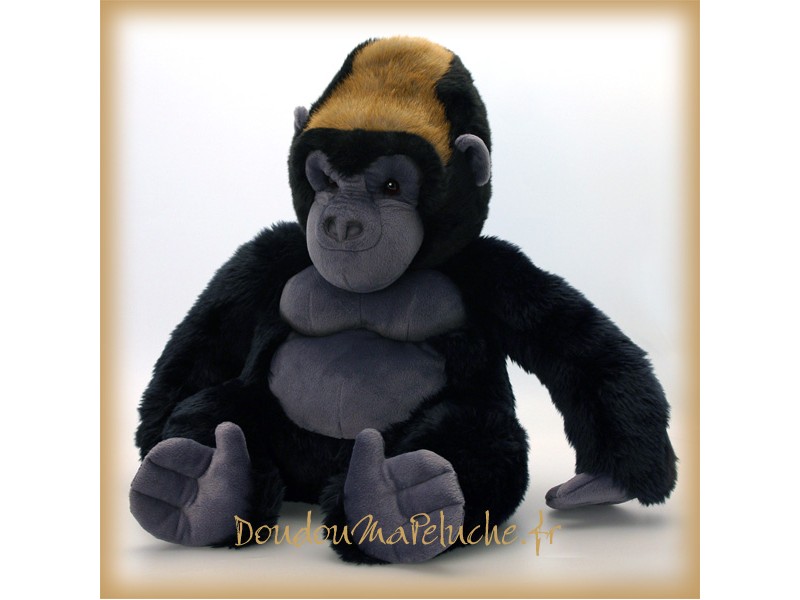 Peluche Gorille de 45cm - Keel Toys, des peluches très haut de gamme et  d\'un réalisme surprenant.