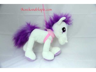 Peluche Licorne Laisse - Taille 30cm Laisse 70cm