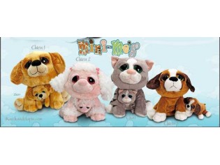 Peluche-Mini Animaux domestiques - Taille 25cm