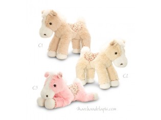 Peluche BELLE ROSE Petit cheval 40cm