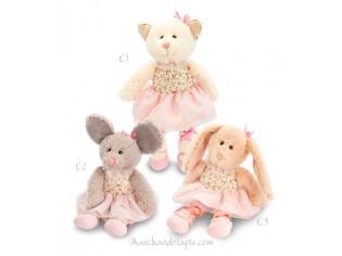 Peluche BELLE ROSE Ballerine 20cm