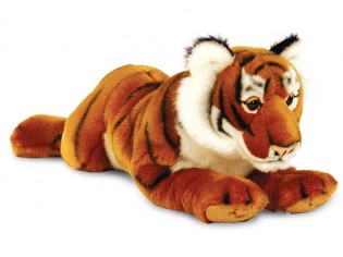 Peluche tigre couché 46cm