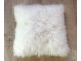 Coussin Cachemire 40cm x 40cm Blanc