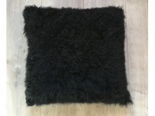 Coussin Cachemire 40cm x 40cm Noir