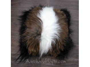 Coussin peau de mouton. Mix Mix poils longs