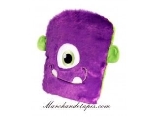 Coussin Peluche Monstre Mauve - Taille 30cm