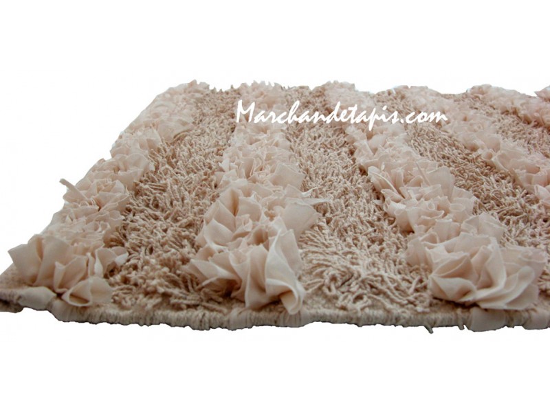 Tapis Bain Corfou Sable 60cm x 90cm Marchand de tapis