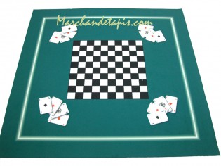 Tapis pour jeux de cartes, motif Dames Marchand de tapis