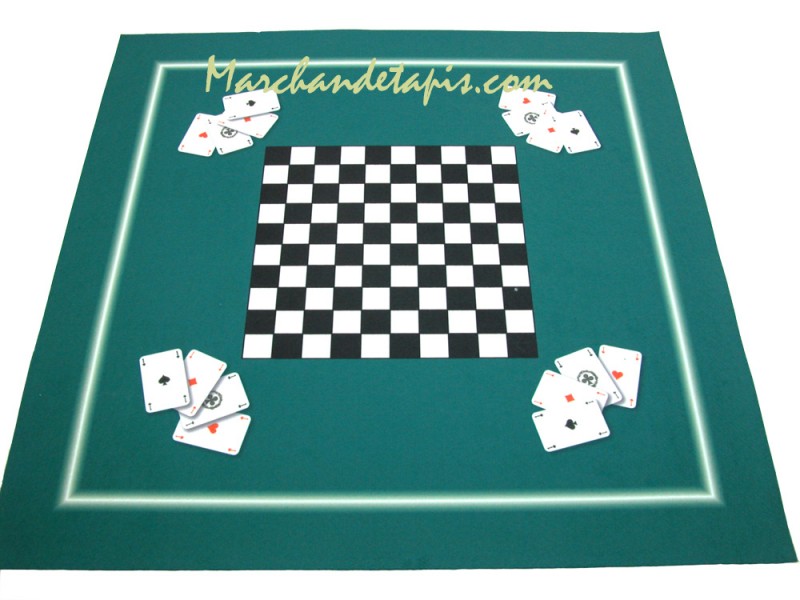Tapis pour jeux de cartes, motif Dames Marchand de tapis