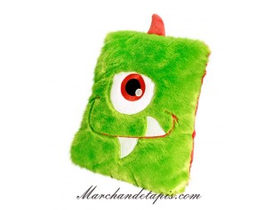 Coussin Peluche Monstre Vert - Taille 30cm