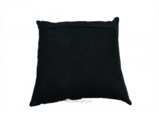 Coussin peau de veau 40x40cm Noir et Blanc