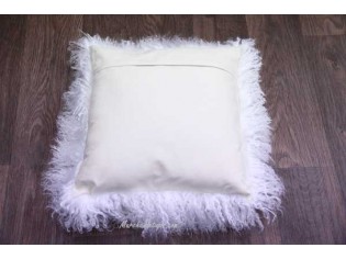 Coussin agneau du Tibet Blanc 40cmx40cm