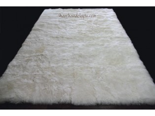 Tapis peau de mouton MixMix Blanc 160cmx220cm