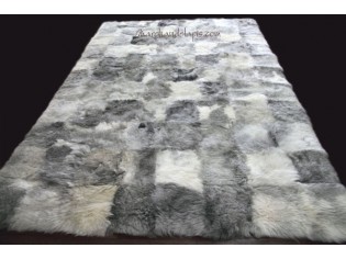 Tapis peau de mouton MixMix Gris 160cmx220cm