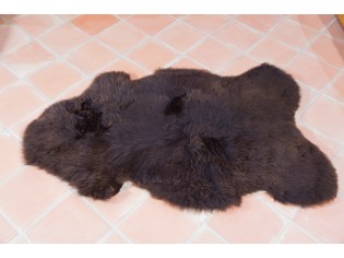 Peau de mouton UK - Marron naturel - 110/120cm - 04