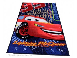 Tapis enfant Disney Cars Lightning McQueen, 80x140cm