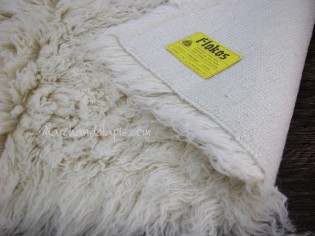 Acompte de 30% sur commande Flokati sur mesure 240cm/240cm - 2000gr