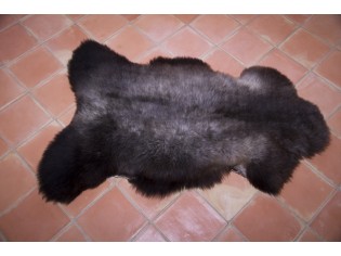 Peau de mouton UK - Marron rustique naturel - 110/120cm - 0421-2