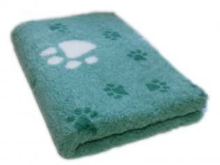 Tapis chien Drybed® antidérapant VERT GROSSES PATTES MAGNOLIA