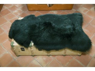 Peau de mouton. Vert - 110-120cm