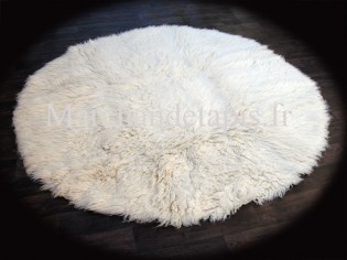 Flokati pure laine vierge 150cm Rond - 3000gr