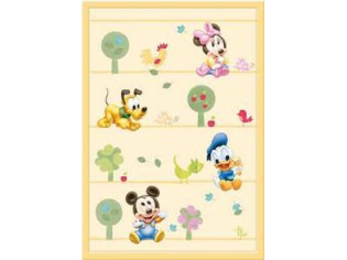 Tapis enfant Disney, Mickey Baby Amis, 133x190cm