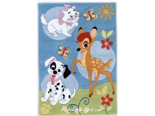 Tapis enfant Bambi Dalmatien Aristochat 115x168cm Tapis enfant Disney