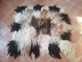 Tapis peau de mouton, 100cmx120cm, Mix Mix - 03