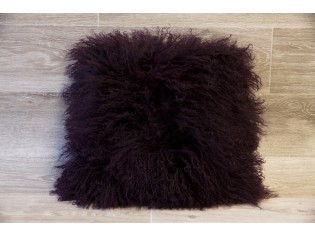 Coussin agneau du Tibet Parme 40cmx40cm. Très joli coussin