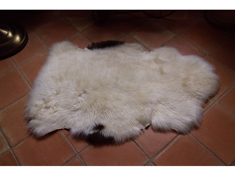 Peau de mouton naturelle | Tapis peau de mouton | Petite peau Albanian