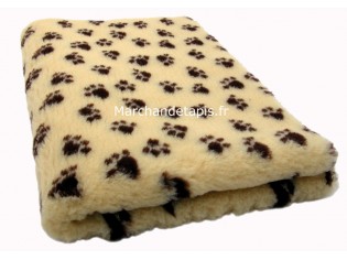 Tapis chien Drybed® antidérapant MAÏS + PATTES CHOCOLAT