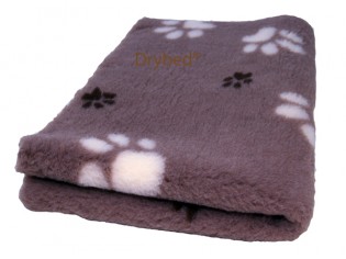 Tapis chien Drybed® antidérapant MARRON PETITES ET GROSSES PATTES