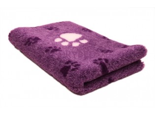 Tapis chien Drybed® antidérapant PARME GROSSES PATTES BLANCHES