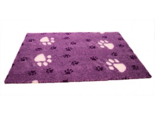 Tapis chien Drybed® antidérapant PARME GROSSES PATTES BLANCHES