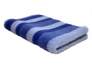 Tapis chien Drybed® antidérapant RAYURES BLEUES