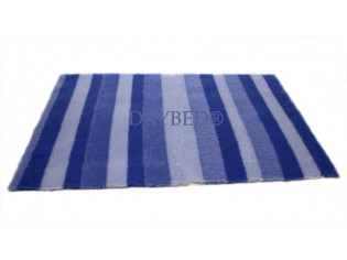 Tapis chien Drybed® antidérapant RAYURES BLEUES