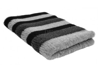 Tapis chien Drybed® antidérapant RAYURES GRISES